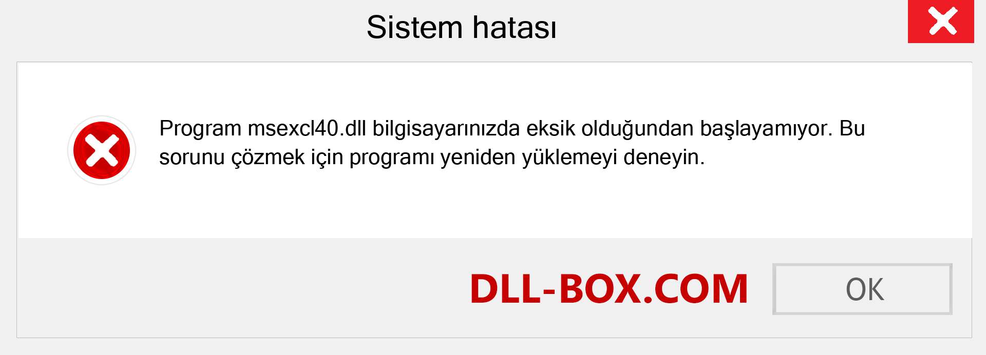 msexcl40.dll dosyası eksik mi? Windows 7, 8, 10 için İndirin - Windows'ta msexcl40 dll Eksik Hatasını Düzeltin, fotoğraflar, resimler